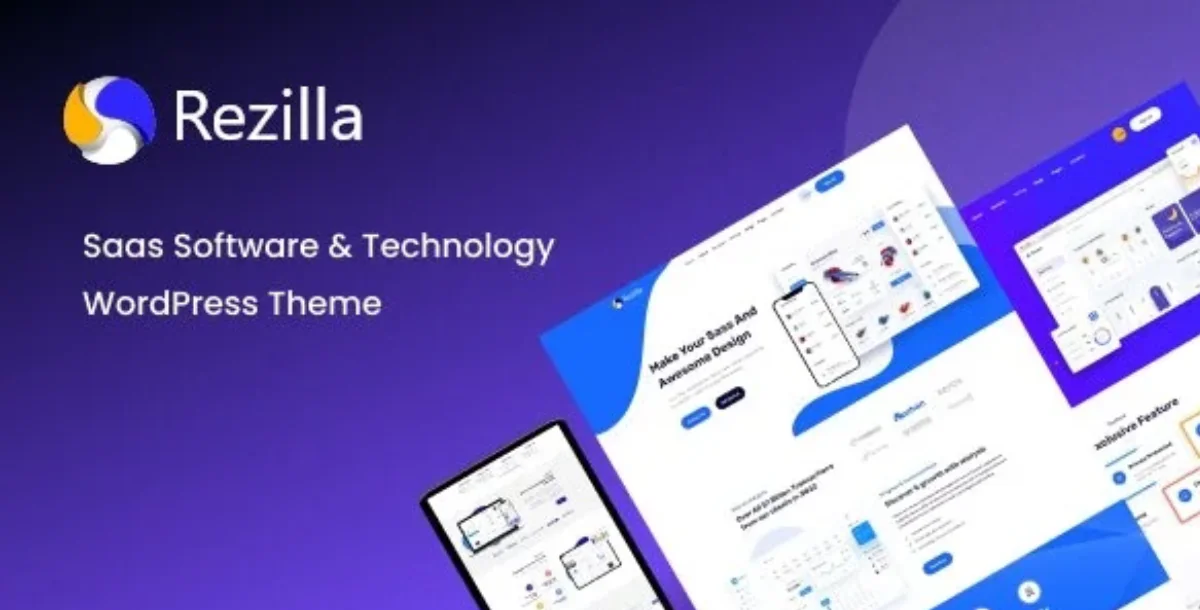 Rezilla - Tema WordPress de Software e Tecnologia SaaS